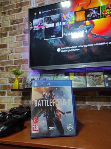 Oyun diskləri və kartricləri: Battlefield 1, Şuter, Disk, PS4 (Sony Playstation 4)