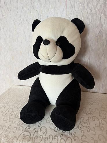 kalonka toy: Plyuş Panda Oyuncağı - Rəng: qara-ağ klassik panda dizaynı - — 4