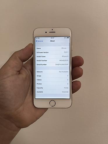 prolutex mk: Iphone 6 beli sa 16 gb memorije, sim free icloud free. Ok očuvan, i — 6