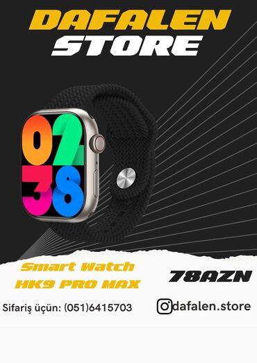 smart bracelet m5: ⌚ Smart Watch HK9 Pro Max ⌚ ❌90azn❌ ✅70AZN✅ Qeyd: Qiymət endi