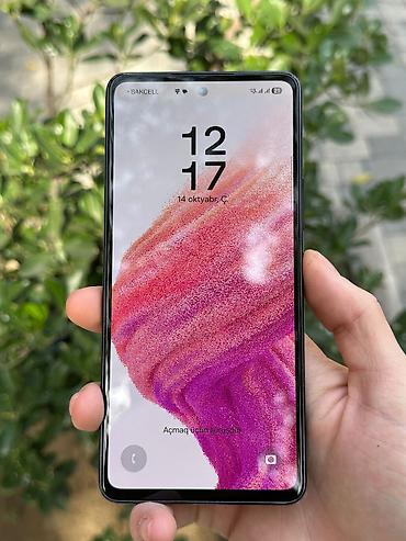 note 50 pro: Samsung Galaxy A53 5G, 256 GB, rəng - Qara, Barmaq izi — 1