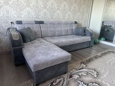 бу мебель продать: Угловой диван, С ящиками, Трёхместный и более, Велюр