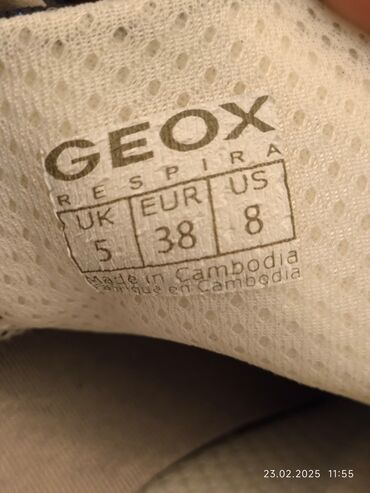 Women's Sneakers and athletic shoes: Geox, Ölçü: 38, rəng - Göy, Yeni -da lalafo.az — 6 Women's Sneakers and athletic shoes: Geox, Ölçü: 38, rəng - Göy, Yeni — 6