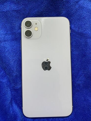 Apple iPhone: IPhone 11, Б/у, 128 ГБ, Deep Purple, Чехол, 79 %