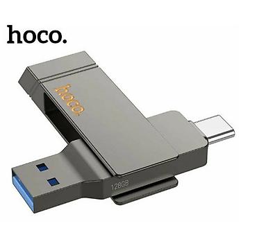 USB 3.2 — USB‑C флеш‑накопитель HOCO UD15, 128 ГБ - 2‑в‑1: разъёмы