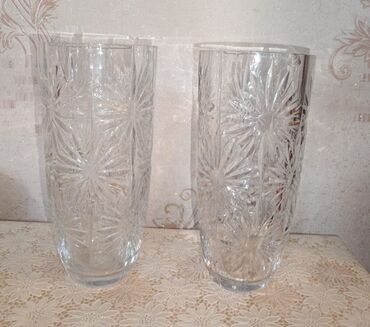 Süni güllər: Vaza dəsti, Xrustal