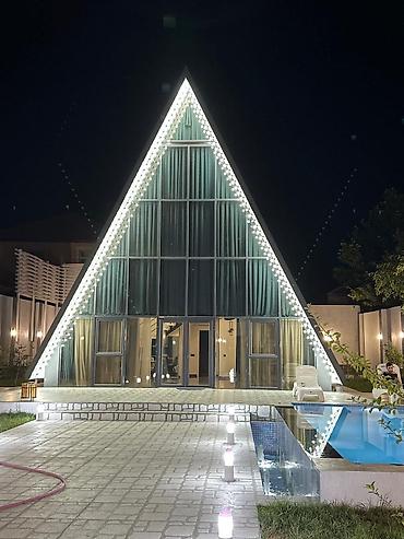 7 mikrorayon: A-frame (üçbucaq formalı) dizayna malik bağı evi – geniş həyət və — 3