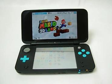 igrice za decu: Nintendo NEW 2DS XL (čipovan, 60 igara) + punjač + stilos Stanje — 3