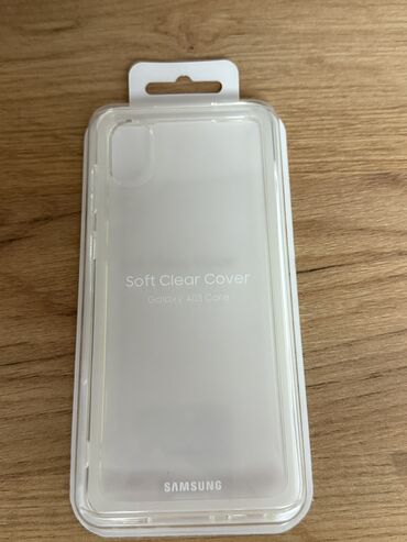 Samsung galaxy A03 üçün çexol şəffav