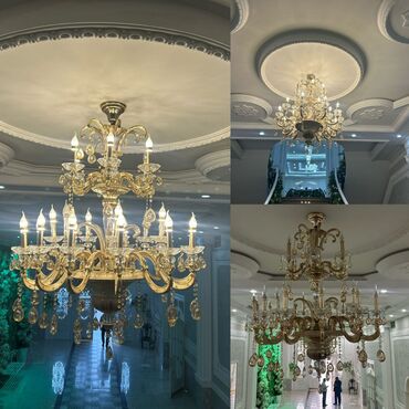 Çilçıraqlar: Çılçıraq, 10 və daha çox lampa, Xrustal