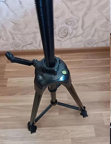 tripod telefon tutucu: Foto/video üçün təkayaqlı başlı üçayaq (tripod) - Material: yüngül — 3