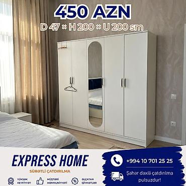 qapi: Yeni, 5 qapı, Güzgülü, Açılan, Düz dolab — 1