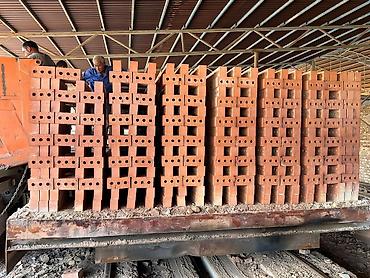 Строительный кирпич: Пустотелый, дырчатый, Жженый кирпич, Полублок, 250×120×88 — 6