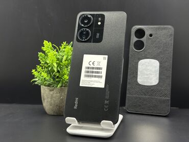 Samsung: Redmi, Redmi 13C, Б/у, 128 ГБ, цвет - Черный, 2 SIM