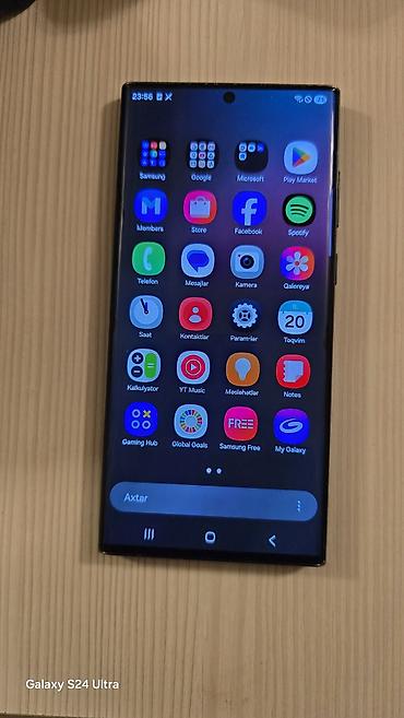 Samsung Galaxy S22 Ultra, 256 GB, rəng - Qara, Simsiz şarj