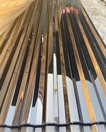 Поликарбонат: Профилированный монолитный поликарбонат 6 метров Разные цвета оптом — 10