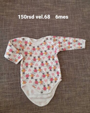 Paketi dečije odeće: Paket: Bodiji, Majice, Pantalone, Za devojčice, uzrast: 6-9 meseci — 18