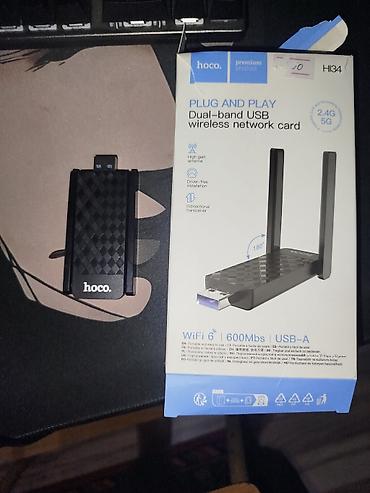 адаптер wi fi: Двухдиапазонный USB‑адаптер Wi‑Fi Hoco HI34 - Поддержка двух — 2