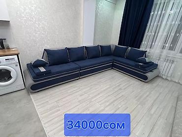 Угловые диваны: Угловой диван, C подушками — 14