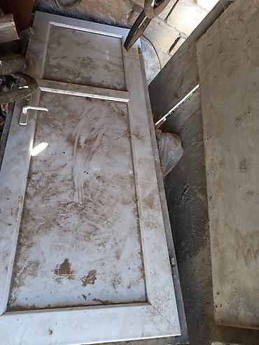 drellər: PVC qapı - Material: Ağ PVC profil - Ölçü: Standart təkdaş qapı — 1