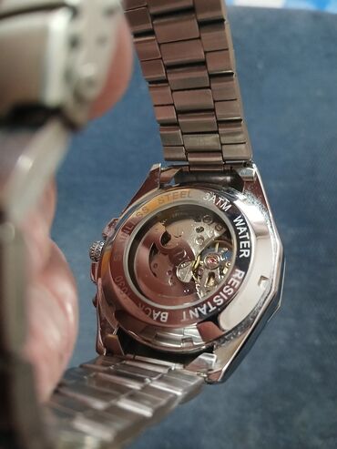 Ručni satovi: Muški ručni sat sa automatskim mehanizmom i providnim poklopcem — 13