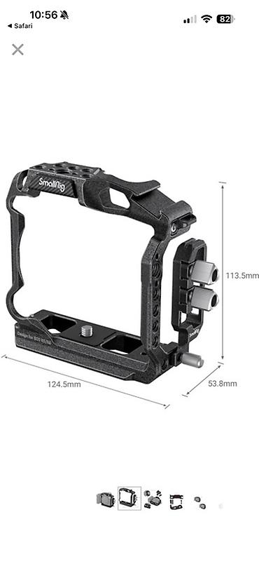 damafon kamera: Black mamba kamera cage,originaldır. İdeal vəziyyətdədir. Canon R5C,R5 — 4