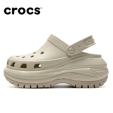 обувь 43 размер: Кроксы Crocs на высокой платформе, с гелевыми вставками ОРГИНАЛ