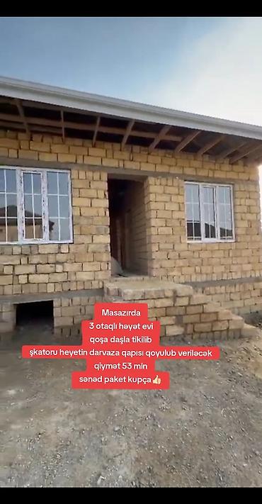 koroglu heyet evleri: 3 otaqlı, 110 kv. m, Kredit var, Təmirsiz — 1