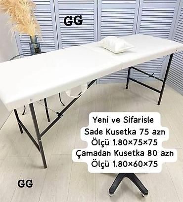 Yeni ve Sifarisle Sade Kusetka 75 azn Ölçü 1.80×75×75 Çamadan Kusetka — 1