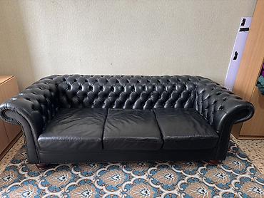 мужской кожаный куртка: 🔥 Продается кожаный диван Chesterfield! 🛋️ Натуральная кожа ✅ — 1