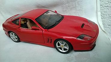 rc servo: Burago Ferrari 550 Maranello 1998. p. sedista i 1 z.tocak nisu — 1