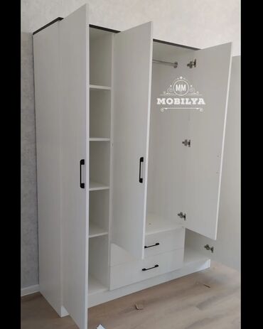 Dolablar: Yeni, Açılan, 4 qapılı Düz dolab, Qarderob, paltar dolabı, Azərbaycan — 9