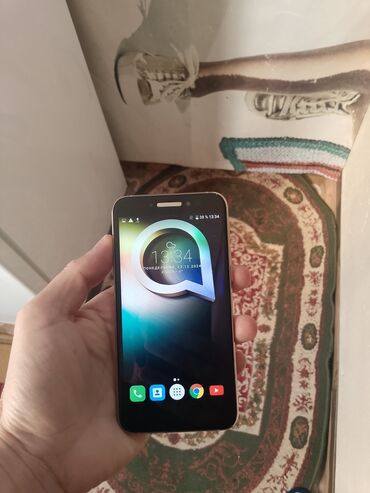 alcatel onetouch 2040d: Alcatel 1S, 16 GB, rəng - Qızılı, Barmaq izi