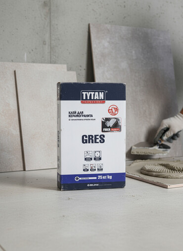 купить кальциевую селитру: Клей для керамогранита Tytan Professional Gres с технологией Fiber