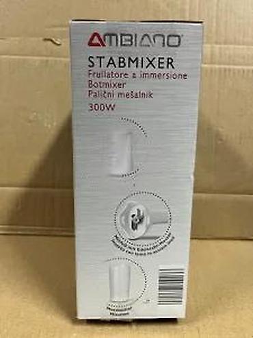 Blenderi, mikseri: Ambiano štapni mikser 300 W - Snaga motora: 300 W - Dve brzine rada — 10