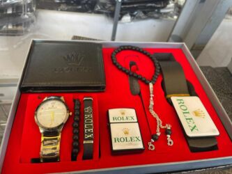 Setovi nakita: Rolex, Set: Ogrlica, Materijal: Koža — 4