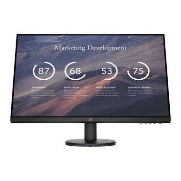 144 hz monitor satilir: Monitor "HP 27v G4" Salam ✅️Məhsula 6 ay qarantiya verilir