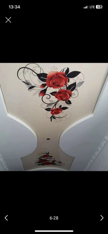 Натяжной потолок: Натяжной потолок Глянцевое, Матовое, 3D потолки Гарантия, Бесплатная консультация, Бесплатный замер — 19