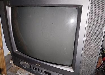 berg televizor: JVC kineskop televizor - Ekran: təxminən 21 düym (4:3) - Girişlər: ön — 2