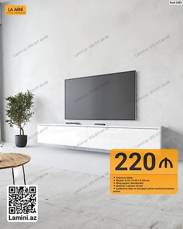xonca altligi: Məhsul: Televizor altlığı (Kod: 5383) - Ölçülər: D 35 sm × H 40 sm × — 1