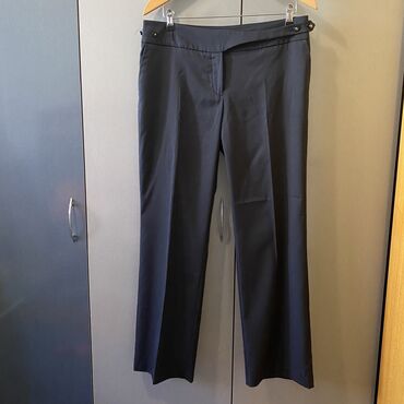 duboke elegantne zenske pantalone: M (EU 38), Ravne nogavice