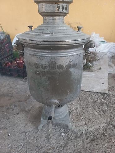 ikinci el televizyon: Klassik metal samovar - Material: qalın metal/korpus, döküm dayaq. - — 3