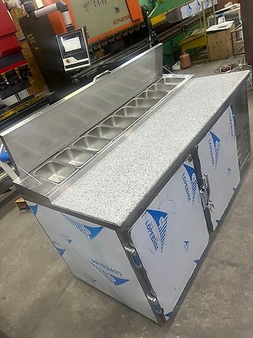 Другое оборудование для кафе, ресторанов: Стол холодильник, пицца стол, тепловой стол, стол из нержавейки — 12