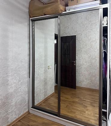 Güzgülü kupe şkaf - İkiqat sürgülü qapı sistemi – səssiz və yüngül