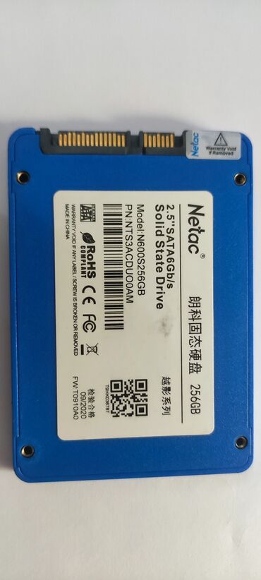 Жесткие диски, переносные винчестеры: Накопитель, Б/у, SSD, 256 ГБ, 2.5", Для ноутбука — 1