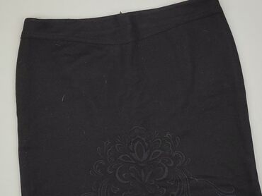 czarne prosta spódnice: Skirt, 3XL (EU 46), condition - Good