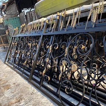 Изготовление перил: Изготовление перил Материал: Кованное железо, Наружные, Бесплатный замер — 229