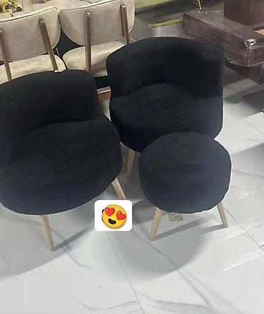 ikea natkasna: Set tapaciranih fotelja sa tabureom – moderni skandi dizajn - Sastav — 3