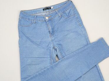 sinsay spódnice w kwiaty: Jeans, SinSay, XS (EU 34), condition - Good