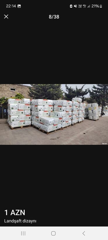 Landşaft işləri: Məhsul/xidmət: Landşaft dizaynı və hazır qazon (rulet qazon) işləri — 4